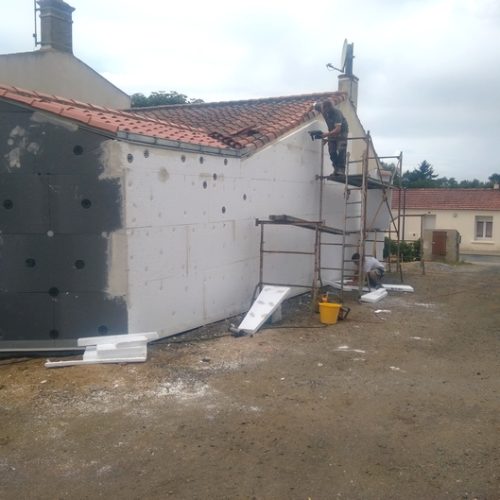 Réalisation d'une rénovation par PALVADEAU CONSTRUCTIONS, maçonnerie à Saint-Jean-de-Monts et en Vendée