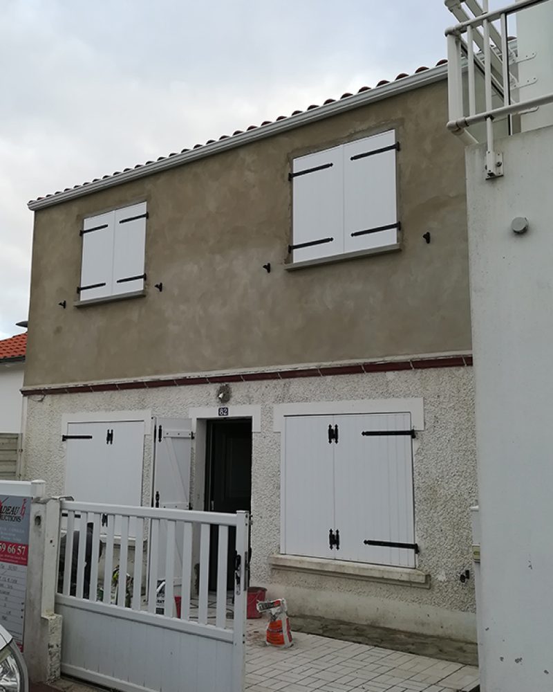 Réalisation d'une rénovation par PALVADEAU CONSTRUCTIONS, maçonnerie à Saint-Jean-de-Monts et en Vendée